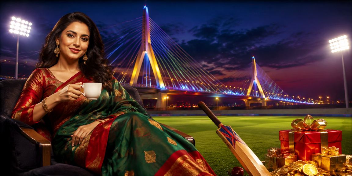 বরিশালে একজন তরুণী মোবাইলে ক্রিকেট বেটিং করছেন
